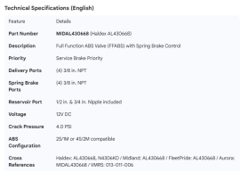 MIDLAND FF ABS VALVE