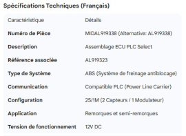 MIDLAND ECU ASSY PLC SELECT AL919323