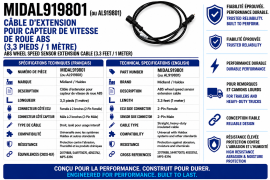 MIDLAND - EXTENSION DE CAPTEUR ABS 3'
