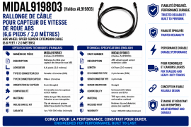 MIDLAND ABS SENSOR EXTENSION 6.6'