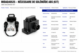 MIDLAND ABS KIT TRAILER ABS SOLENOID KIT