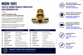 MIDLAND DRAIN COCK VALVE 1/4 NPT