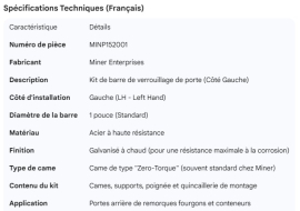 ENSEMBLE DE CR&Eacute;MONE