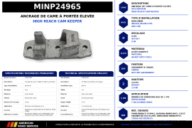 MINER DOOR CAM KEEPER HV BOLT-ON 0 OFFSET HDG