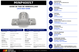MINER DOOR ROD GUIDE SS