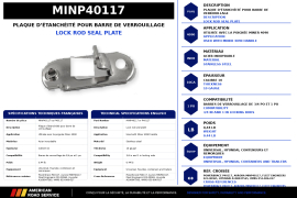 MINER SEAL PLATE SS FOR 4090 HANDLE