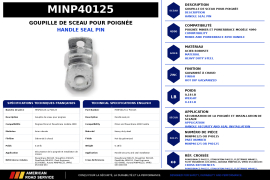MINER SEAL PIN FOR 4090