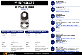 MINER SEAL PIN SS FOR 4090 HANDLE
