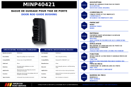 MINER DOOR ROD GUIDE BUSHING FOR MINP42075