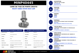 MINER DOOR ROD CAM R/S