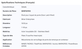 MINER DOOR HANDLE 13-1/2", HDG