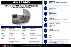MINER DOOR ROD KEEPER WELD-ON GALV SHL
