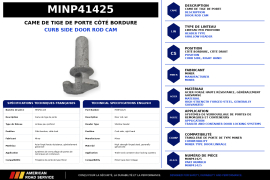 MINER DOOR ROD CAM - SHALLOW HEADER C/S