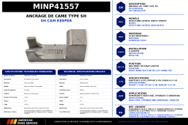 MINER DOOR ROD CAM KEEPER SS