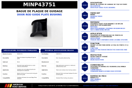 MINER DOOR ROD GUIDE PLATE BUSHING