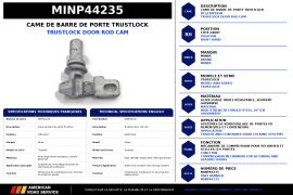 MINER DOOR ROD CAM TRUSTLOCK RH