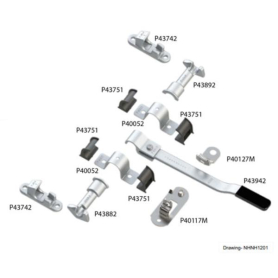 MINER ALUMINUM LOCK ROD KIT LESS TUBE