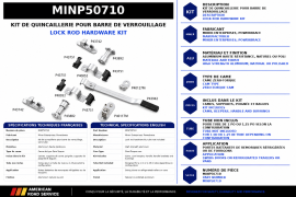 MINER ALUMINUM LOCK ROD KIT LESS TUBE
