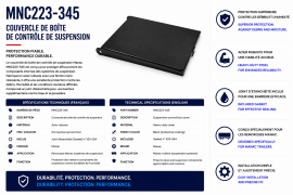 MANAC SUSPENSION CONTROL BOX COVER STEEL BLACK INCL 353-054