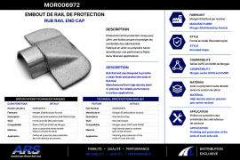 MORGAN RUB RAIL END CAP