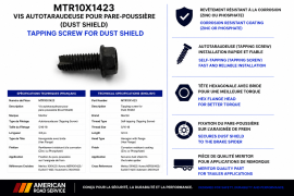 MERITOR TAPPING SCREW FOR DUSTSHIELD