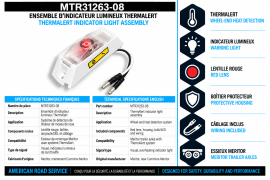 MERITOR THERMALERT LIGHT ASSEMBLY