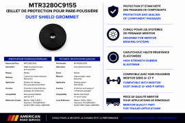 MERITOR GROMMET FOR DUSTSHIELD