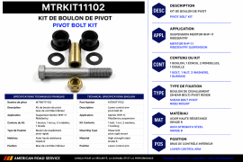 MERITOR LOWER CTRL ARM PIVOT BOLT KIT RHP-11