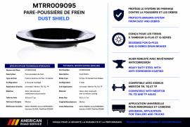 MERITOR DUSTSHIELD 4 HOLE