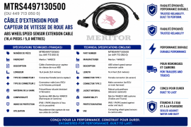 MERITOR ABS SENSOR EXTENSION 16'