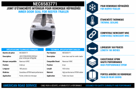 NEWCOURT WNC REEFER SEAL INNER 168"
