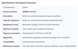 NEWAY SUSPENSION BOX WITH GAUGE