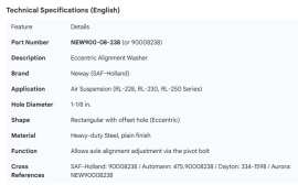 NEWAY ALIGNMENT WASHER