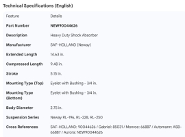 NEWAY SHOCK ABSORBER