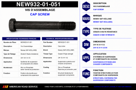 NEWAY CAP SCREW