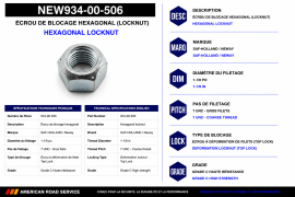 NEWAY LOCKNUT 1-1/8 -7