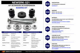 NEWAY BUSHING KIT 481-00-295