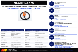 LIFTGATE REMOTE CONTROL UP & DOWN 16-4 CORD 2 BUTTONS