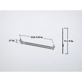 GREAT-DANE FRONT BOTTOM CLOSURE RAIL 102" 41200892001