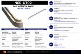 UTILITY NOSE RAIL 3-6650-423