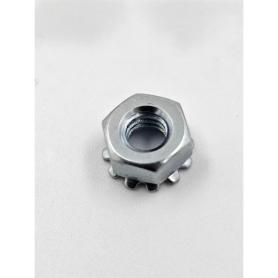 STAR LOCK NUT ZINC 1/4" UNC