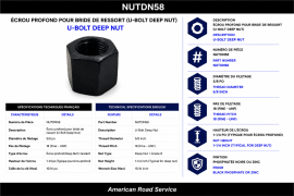 U-BOLT DEEP NUT 5/8