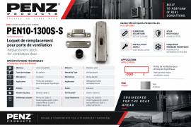 VENT DOOR REPLACEMENT LATCH STAINLESS STEEL