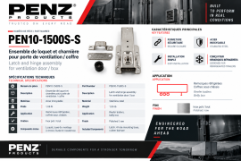 VENT DOOR LATCH AND HINGE SS