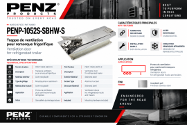 PENZ VENT DOOR SS REEFER ALUM SCREEN SS OUTER SKIN