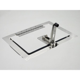 PENZ VENT DOOR WHT 12" X 17.5" SIDE HINGE