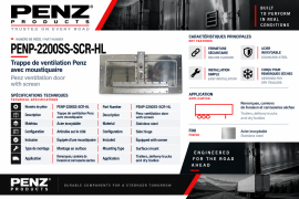 PENZ VENT DOOR SS WITH SCREEN SIDE HINGE