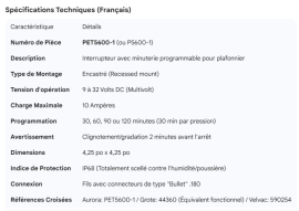 PETERSON DOME LIGHT TIMER BOX
