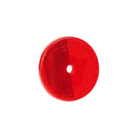 PETERSON ROUND REFLECTOR CENTER MOUNT 2-3/8" RED