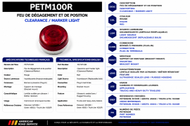 PETERSON CLEARANCE LIGHT RED
